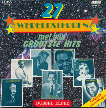 Various : 27 Wereldsterren Met Hun Grootste Hits (2xLP, Comp, Gat)