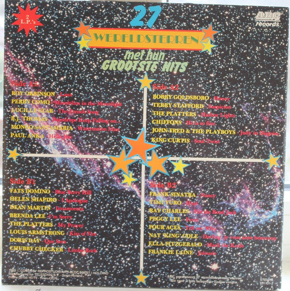 Various : 27 Wereldsterren Met Hun Grootste Hits (2xLP, Comp, Gat)
