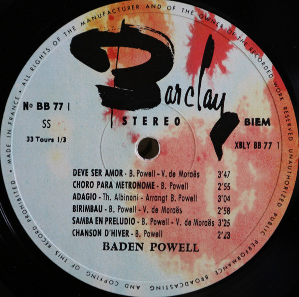 Baden Powell : Le Monde Musical De Baden Powell (LP, Album, RE, Gat)