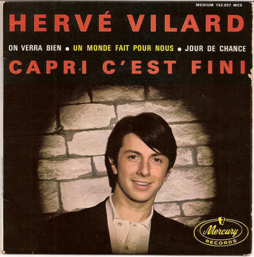 Hervé Vilard : Capri C'est Fini (7", EP, Mono)