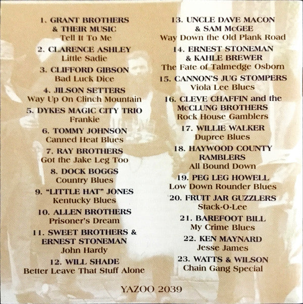 Various : My Rough And Rowdy Ways, Vol. 1 (CD, Comp, RM)