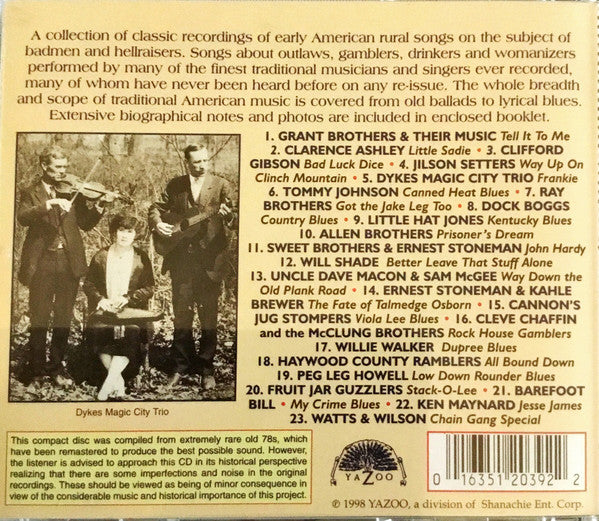 Various : My Rough And Rowdy Ways, Vol. 1 (CD, Comp, RM)