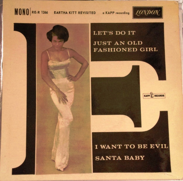 Eartha Kitt : Eartha Kitt Revisited (7", EP, Mono)