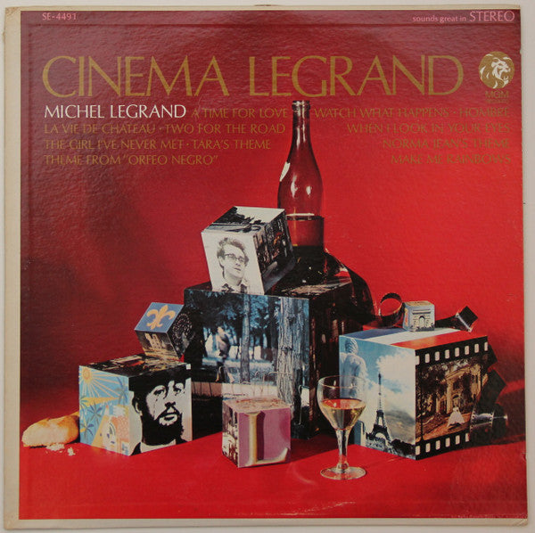 Michel Legrand : Cinema Legrand (LP, Album, Club, RE)