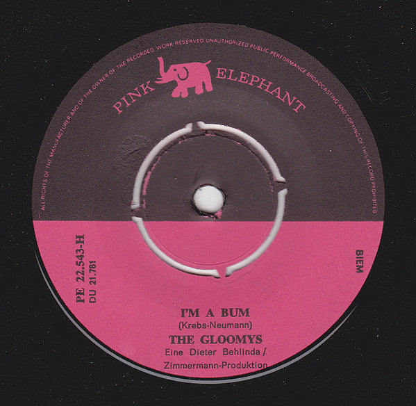 The Gloomys : I'm A Bum / Let Me Dream (7", Single)