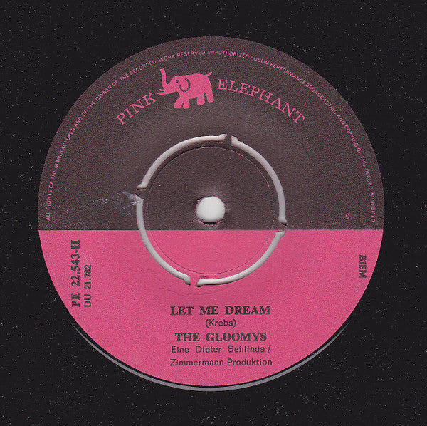 The Gloomys : I'm A Bum / Let Me Dream (7", Single)