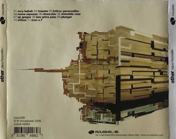 Ether (3) : Intimo Personelles (CD, Album)