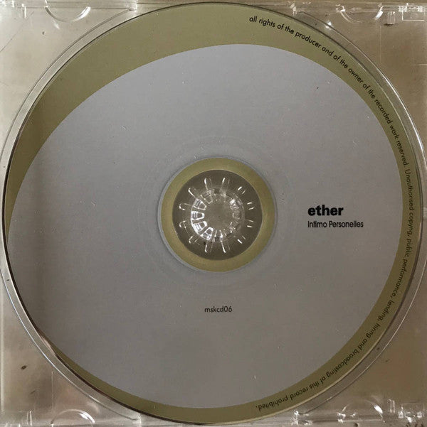 Ether (3) : Intimo Personelles (CD, Album)