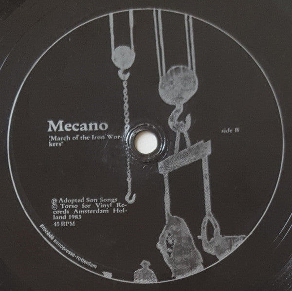 Fad Gadget / Mecano (2) : Untitled / 'March Of The Iron Workers' (Flexi, 7")