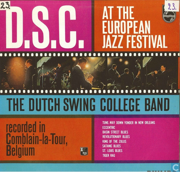 The Dutch Swing College Band : D.S.C. At The European Jazz Festival (LP, Album)