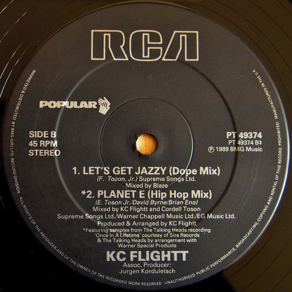 KC Flightt : Planet E (Remix) (12")