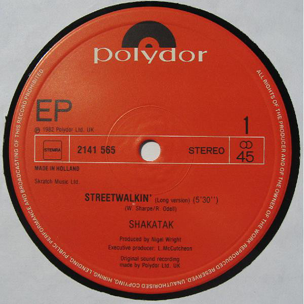 Shakatak : Streetwalkin' (12")
