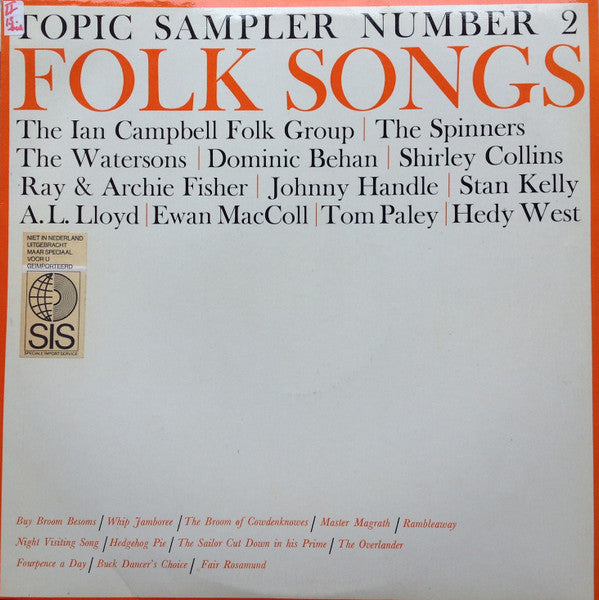 Various : Folk Songs (LP, Comp, Smplr)