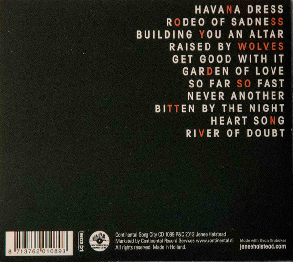 Jenee Halstead : Raised By Wolves (CD, Album)