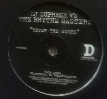 DJ Supreme Vs. Rhythm Masters : Enter The Scene (Klubbheads Vs Rollercoaster Mix)  (12", Promo)