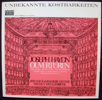 Joseph Haydn, Kölner Kammerorchester, Helmut Müller-Brühl : Ouverturen (LP)