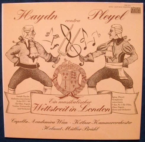 Joseph Haydn, Ignaz Pleyel : Haydn Contra Pleyel - A Harmonic War In London (LP, Album)