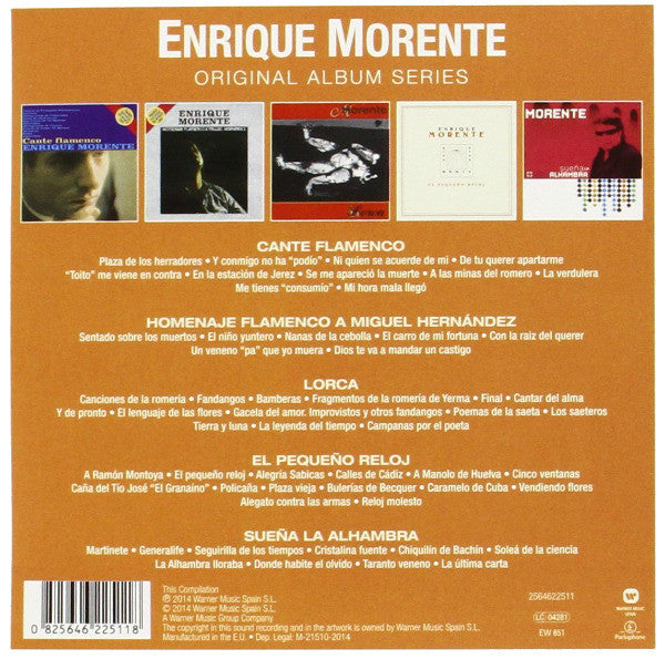 Enrique Morente : Original Album Series (CD, Album, RE + CD, Album, RE + CD, Album, RE + CD)