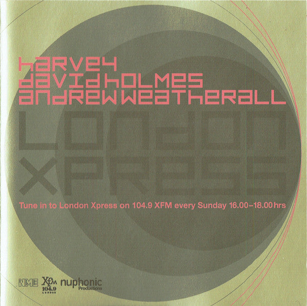 DJ Harvey / David Holmes / Andrew Weatherall : London Xpress (CD, Mixed)