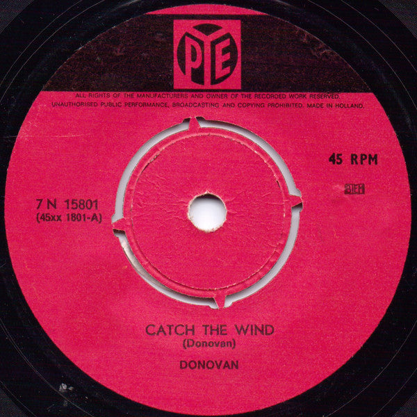 Donovan : Catch The Wind (7", Single)