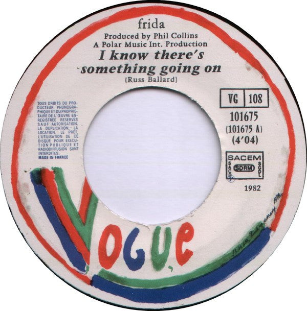 Frida : I Know There's Something Going On / Threnody (7", Single, Pap)