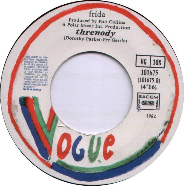 Frida : I Know There's Something Going On / Threnody (7", Single, Pap)