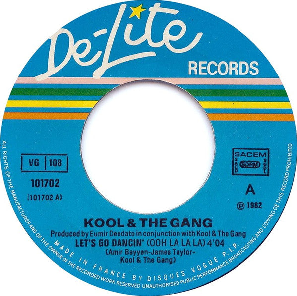 Kool & The Gang : Let's Go Dancin' (Ooh La La La) (7")