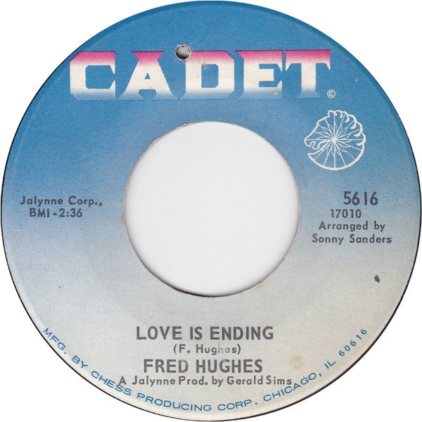Fred Hughes : Love Is Ending / Baby Don't Go (7")