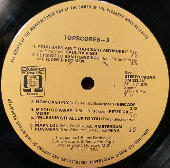 Various : Topscores 3 (LP, Comp)