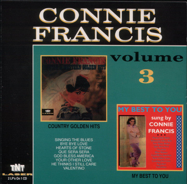 Connie Francis : Country Golden Hits / My Best To You (CD, Album, Comp)