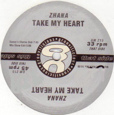 Zhana Saunders : Take My Heart (12")
