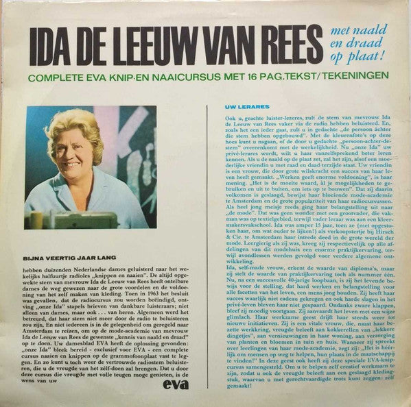 Ida De Leeuw Van Rees : Met Naald En Draad Op Plaat (2xLP, Album, Gat)