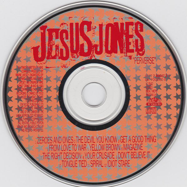Jesus Jones : Perverse (CD, Album)