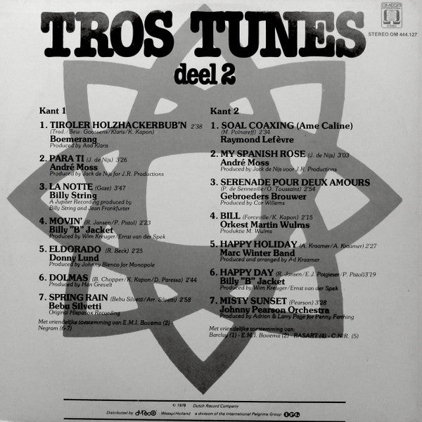 Various : Tros Tunes Deel 2 (LP, Comp)