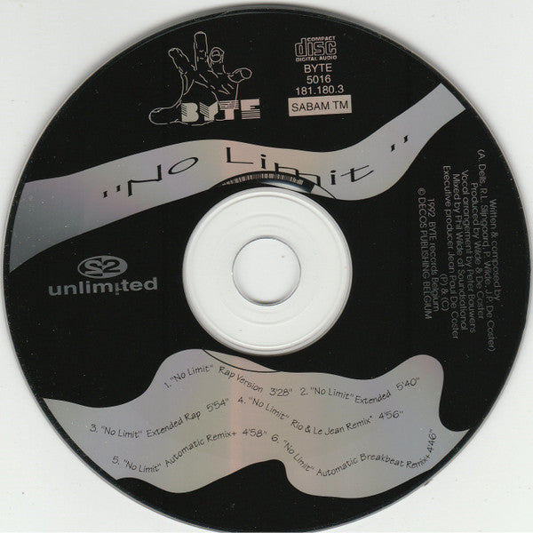 2 Unlimited : No Limit (CD, Maxi)