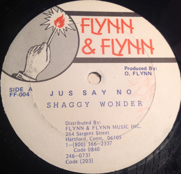 Shaggy Wonder : Jus Say No (12", Single)