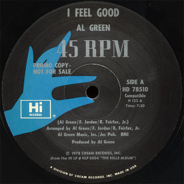 Al Green : I Feel Good / Dream (12", Single, Promo)