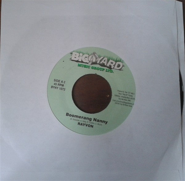 Red Foxx* / Rayvon : Banging Tree / Boomerang Nanny (7", Single)