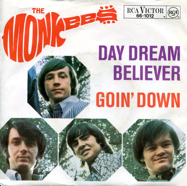 The Monkees : Day Dream Believer / Goin' Down (7", Single)