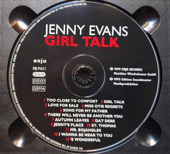 Jenny Evans (4) : Girl Talk (CD, Album)