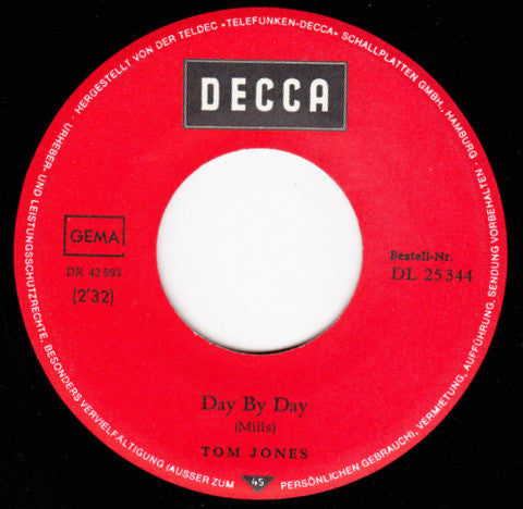 Tom Jones : Help Yourself / Day By Day (7", Single)