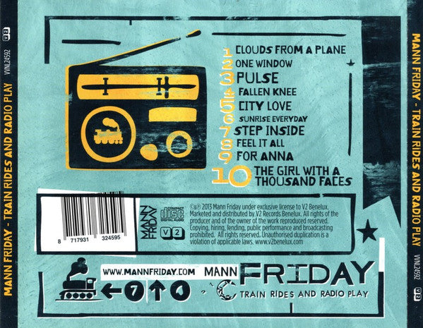 Mann Friday : Train Rides And Radio Play (CD, Album)