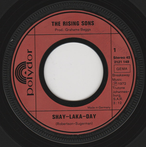 The Rising Sons (5) : Shay-Laka-Day (7", Single)