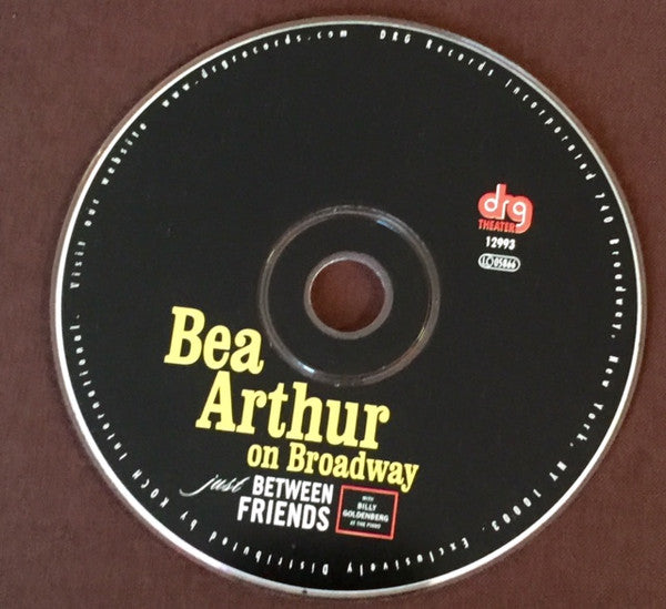 Beatrice Arthur : On Broadway: Just Between Friends [Live] (CD)