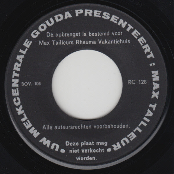 Max Tailleur : Met Melk (Yoghurt) Meer Mans (7", Single)