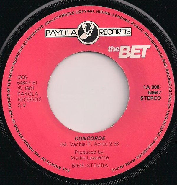 The Bet : Who Takes The Long Way Home? (7", Single)