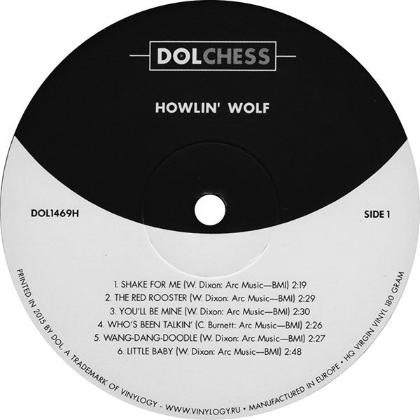 Howlin' Wolf : Howlin' Wolf (LP, Album, RE, 180)