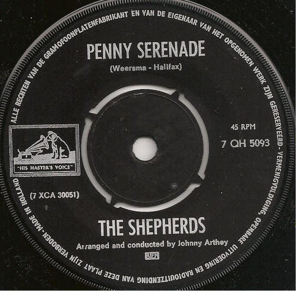 The Shepherds : Morning Town Ride / Penny Serenade (7", Single)