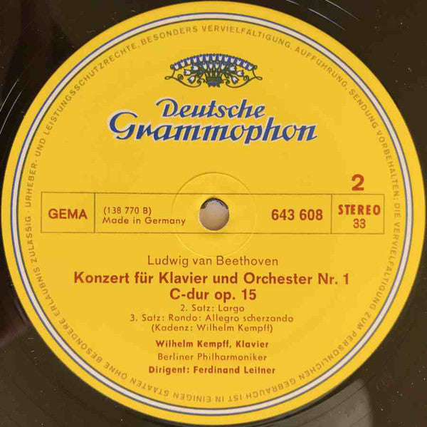 Wilhelm Kempff, Beethoven* : Hommage À Wilhelm Kempff (Beethoven ･ Die Klavierkonzerte) (4xLP, Album, RE + Box)