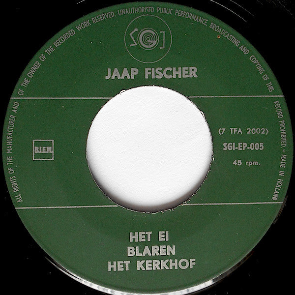 Jaap Fischer : Om Je Geld (7", EP, Gre)